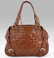 Autograph Leather Weave Tote Bag