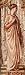 A4 10x8 Photo Gloss Print Albert Joseph Moore Standing Female Figure Holding a Vase