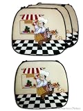 4 Fat French Chef Kitchen Chair Cushions 4 Fat French Chef Kitchen Chair Cushions