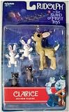 Playing Mantis - Rudolph and the Island of Misfit Toys - Clarice 4'' with Raccoons and Rabbits - MOC