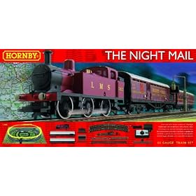 Hornby R1144 LMS Night Mail OO Gauge Electric Train Set