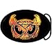 Burning Tribal Owl Belt Buckle