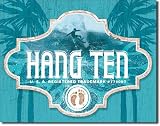 Hang Ten USA Casablanca Surfing Sign Metal-Tin Signs