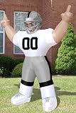 Oakland Raiders Tiny Inflatable Lawn Figurine