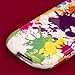 Samsung Galaxy Exhibit Case (T599), MPERO Collection Full Coverage Paint Splatter White Case for Samsung Galaxy Exhibit T599