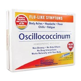 Boiron Oscillococcinum Natural Flu Relief 6 pack with 6 Dose Bonus Pack, 12 total!