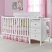 Lauren Crib and Changing Table in Classic White