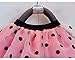 FEITONG Kids Girls Rabbit Bow Pattern Shirt Top Polka Dot Skirt