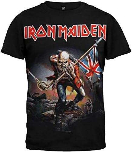 Iron Maiden T-shirt Trooper Tee British Flag-xxl