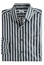 Long Sleeve Multi-Stripe Twill Shirt
