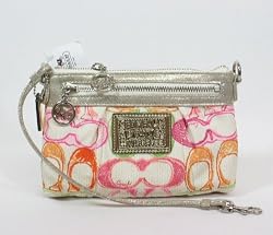 Coach Poppy Pop Dream Capacity Wristlet Clutch Bag 45183 Multi