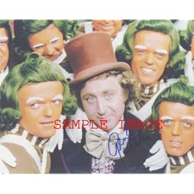 Gene Wilder WILLY WONKA autographed OOMPA LOOMPA photo
