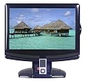 Logik L19LIDI9 black 19" digital HD Ready LCD TV with iPod Dock and DVD player