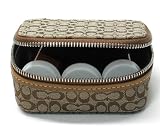 AUTHENTIC COACH MINI SIGNATURE TRAVEL TRIPLE PILL BOX 60157