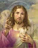 Jesus Blessing 8×10 carded