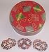 Gourmet Food : Scott's Cakes 1 lb. Milk Chocolate Covered Pretzel with Chocolate Chips & Jimmies in a Christmas Present Tin