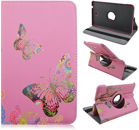 AFLY 360 Degree Rotating Folio Smart PU Leather Cover Case for Samsung Galaxy Tab 4 8.0 SM-T337 SM-T337a SM-T330 SM-T330NU SM-T331 SM-T335