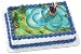 Fisherman in Boat with Live Fish on the Hook! Cake Topper