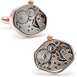 Rose Gold Watch Movement Cufflinks