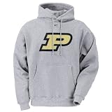 Nike Purdue Boilermakers Ash Tackle Twill Logo Hoody Sweatshirt