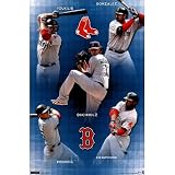 (24x36) Boston Red Sox 2011 Youkilis Gonzalez Buchholz Crawford Pedroia Sports Poster Print