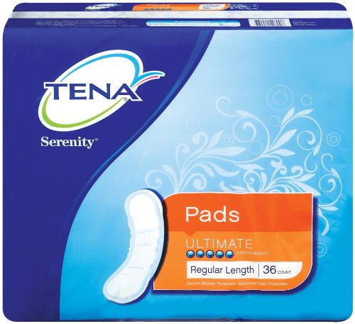 Tena Serenity Pads, Ultimate, 36-Count Packages