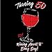 50th Birthday Gifts for Her, Vintage, 50 Wine Glass, Black, Large