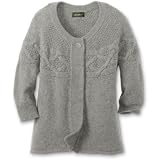 Apparel : Cable Yoke Swing Sweater