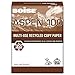 Aspen 100% Multi-Use Recycled Paper, 92 Bright, 20lb, 11 X 17, White, 2500/ct