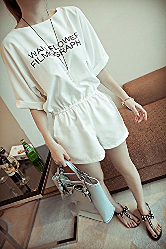 ワンピース レオタード ショーツスカート シフォン 通気性 薄手 ウエストゴム デート フリー シンプル カジュアル お出かけ オールインワン R002