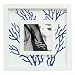Kitchen & Housewares : Elsa L. Inc. Seascape Coral Frame - Blue (4x4")