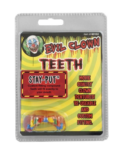 Evil Clown Teeth Accessory