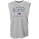 New England Patriots Ash Critical Victory Sleeveless T-shirt