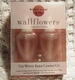 Bath & Body Works the White Barn Cand Co, Brown Sugar & Fig Wallflowers Refill Box with 2 Bulbs