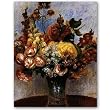 Fleurs dans un Vase - Box Set of 12 Greeting Cards and Patterned Envelopes