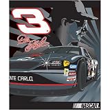 Dale Earnhardt #3 NASCAR Full Throttle Royal Plush Raschel Blanket (070 Series) (50 x60 )