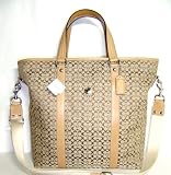 Coach Voyage Signature Draft Tote Bag
