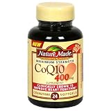 Nature Made CoQ10, 400 mg, Maximum Strength, Coenzyme, 24 Softgels