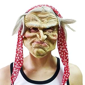 Red Scarf Mask N-008