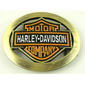 Huge Brass Harley-Davidson Belt Buckle COOL !!!!