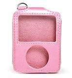 Apple 3rd Generation iPod Nano 4gb 8gb Video Premium Leather Case (No Flip) with Belt Clip and LCD Screen Shield Protector (FORZA-BABYPINK)