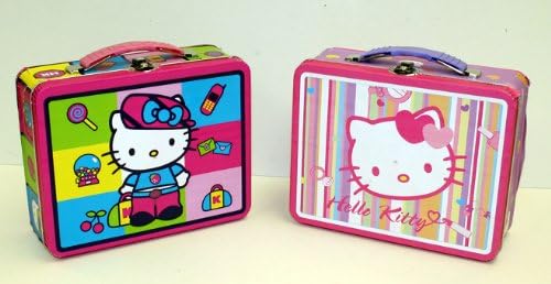 Hello Kitty Child Tin Lunch Box Bag Collectible