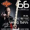 Rotosound BS66 Swing Bass 66 Stainless Steel Bass Guitar Strings (43 65 80 110)