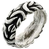 Large Braid - Sterling Silver Ring