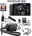 Fujifilm FinePix X10 Digital Camera with Leather Case, 64GB