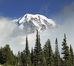 Beautiful Mount Rainier from Spray Park - Evocative 16x20 Photographic Print by Brendan Reals
