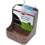 Kaytee Hay-N-Food Bin Feeder with Quick Locks, Colors Vary