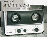 Lloytron AM/FM Radio with Integral Auxiliry Input Lead