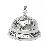 Nickel Service Desk Bell Dinner Hotel Counter Decor Call Table Top