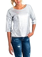 Ornella Dutti Camiseta Manga Larga Elvira (Plateado)